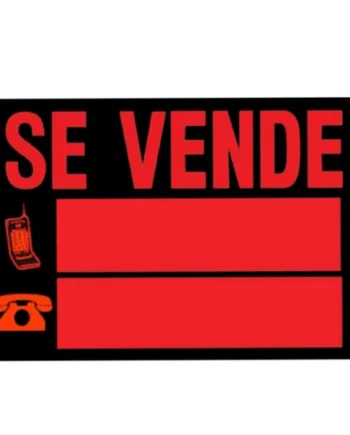Cartel se vende 73x50 cm