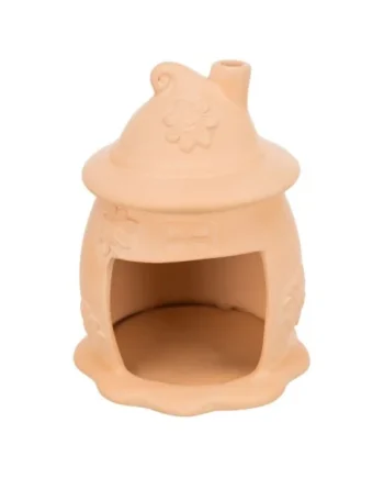 Casa de cerámica - Pack de 3 unidades terracota