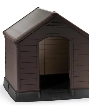 Caseta Perro Resina Curver 95x99x99 cm Marrón/Gris