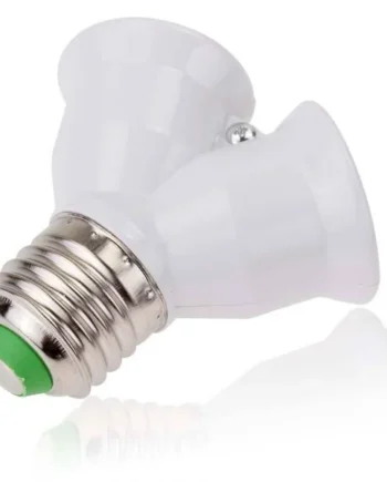 Casquillo de bombilla divisor E27 Blanco