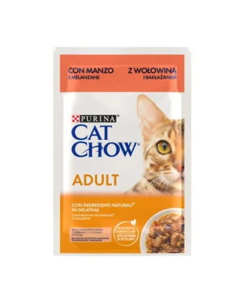 Cat Chow Adult Buey en Gelatina Sobres