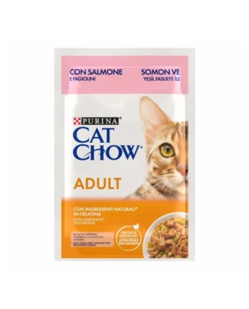 Cat Chow Adult Salmón en Gelatina Sobre
