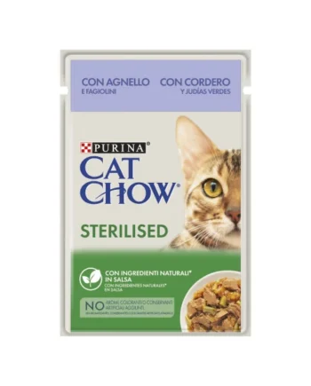 Cat Chow Esterilizado Cordero en Salsa