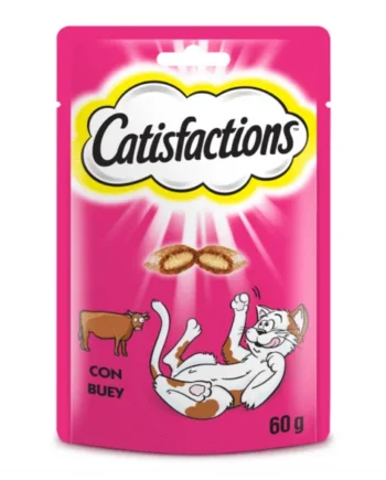 CATISFACTIONS con Buey snacks para gatos
