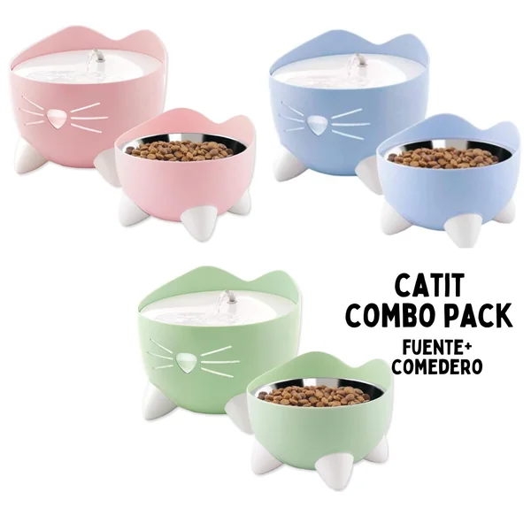 Catit - COMBO PACK Fuente + Comedero PIXI