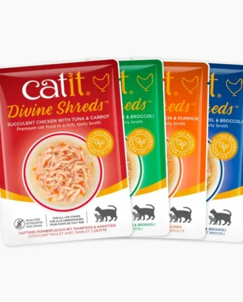 Catit Divine Shreds- Sopas de pollo para gato
