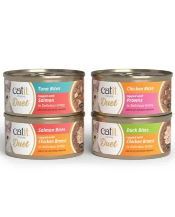 Catit - Duet Dúo de carne con toppings para gato