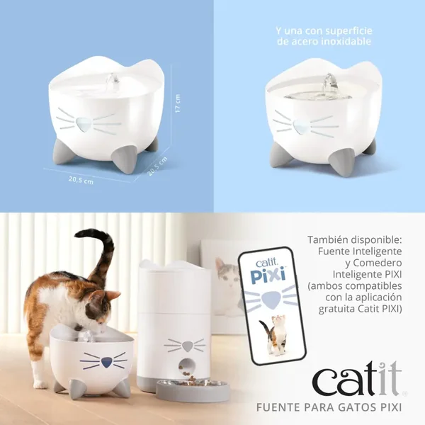 Catit Pixi Fuente Verde, 2,5L