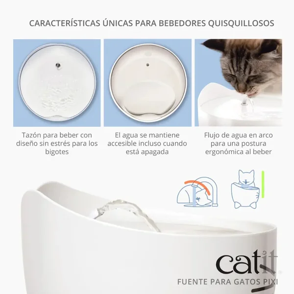 Catit Pixi Fuente Verde, 2,5L
