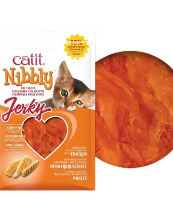 Catit Snack Nibbly Jerky Pollo Gatos 30 g