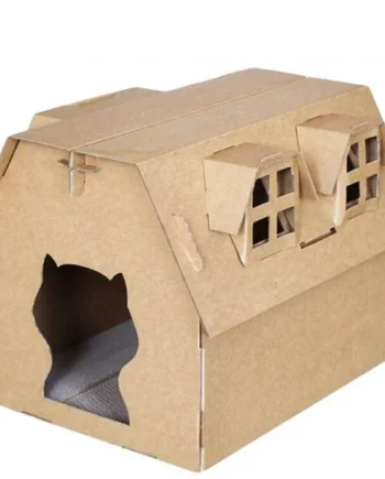 Catopia Casita Rascador para Gatos — Rascador con Cueva