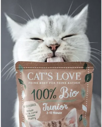 Cat´s Love Kitten Bio Ave de Corral 100g