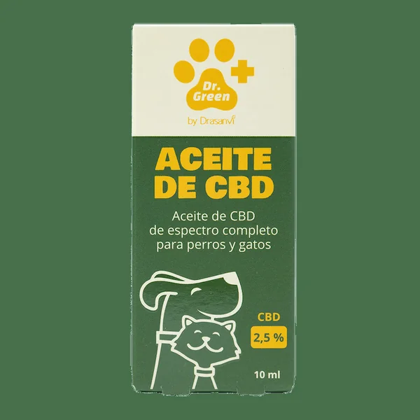 CBD 2,5% para perros y gatos Dr.Green | Calma ansiedad y estrés de forma natural
