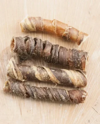 Cecina de Ternera Retorcida – Snack Natural para Perros