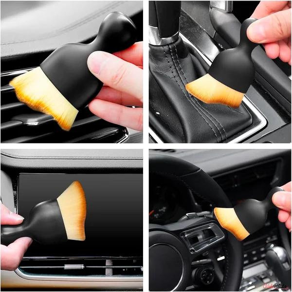 Cepillo De Limpieza Interior De Coche Negro