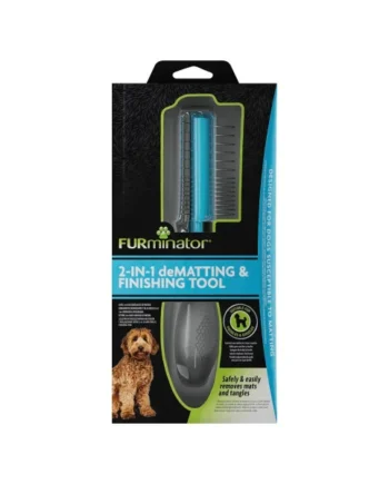 Cepillo FURminator 2 en 1 para Desenredar el Pelo