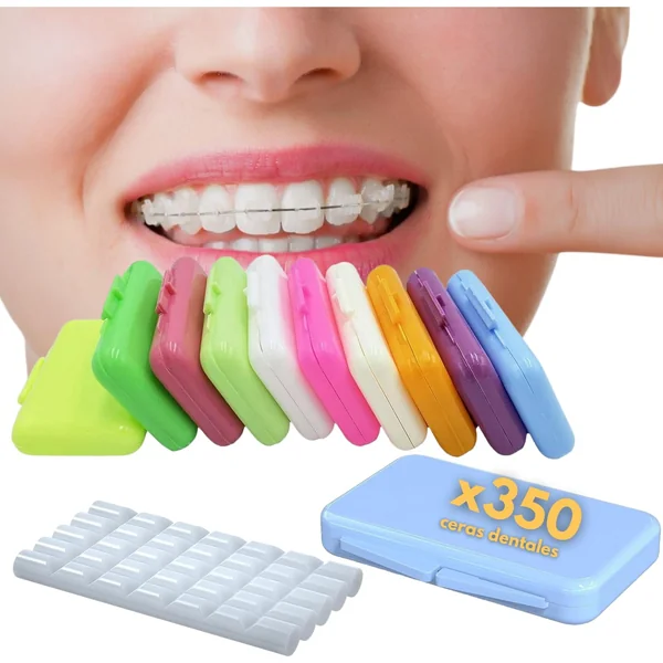Cera Dental para Brackets Ortodoncia | Pack 10 Estuches