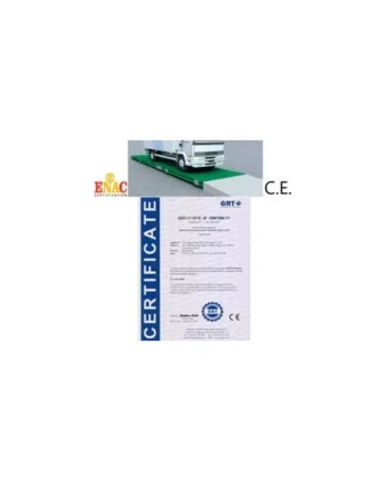 CERT. CALIBRACIÓN ENAC C.E. CAMIONES 60.000 Kg de Baxtran