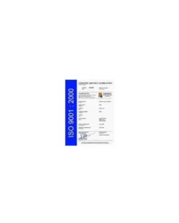 Certificado ISOCAL de 301 kg a 600 kg de Gram
