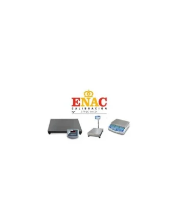 CERT.VERIFICACION ENAC BALANZAS IND. DE MAS DE 6.000 DIV. de Baxtran