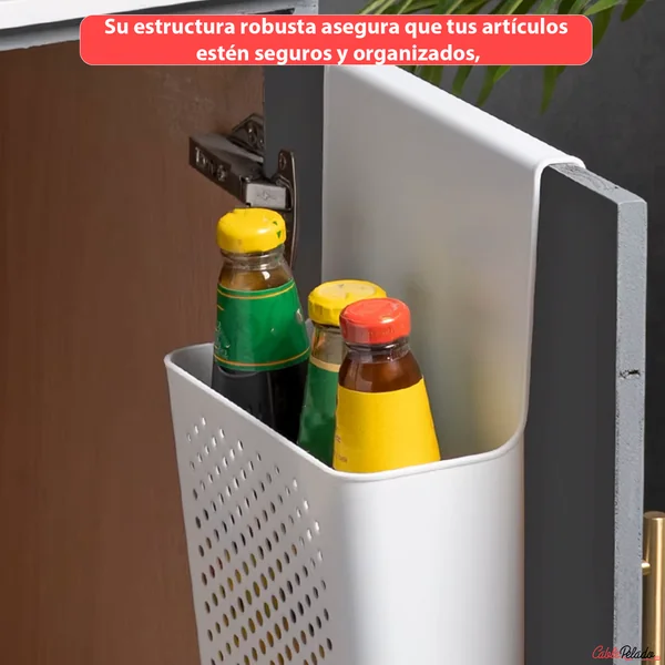 Cesta Organizadora Colgar En Cocina Blanco