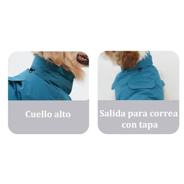Chaleco con forro para perros