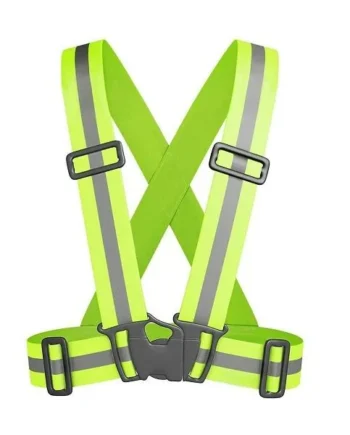Chaleco de seguridad reflectante fluorescente unisex Amarillo