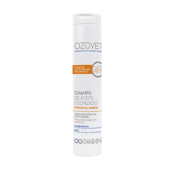 Champú de Aceite ozonizado para perros y gatos 250ml Ozovet