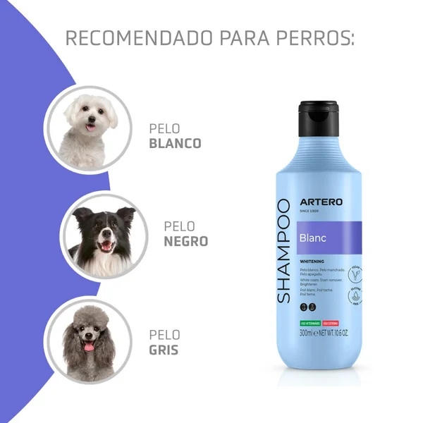 Champú Perro Pelo Blanco Artero
