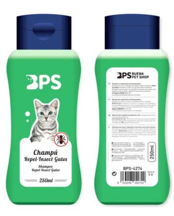 Champú Repelente Anti-insecto para Gato 250ml.