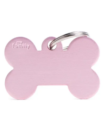 Chapa Basic Hueso Personalizada Grande