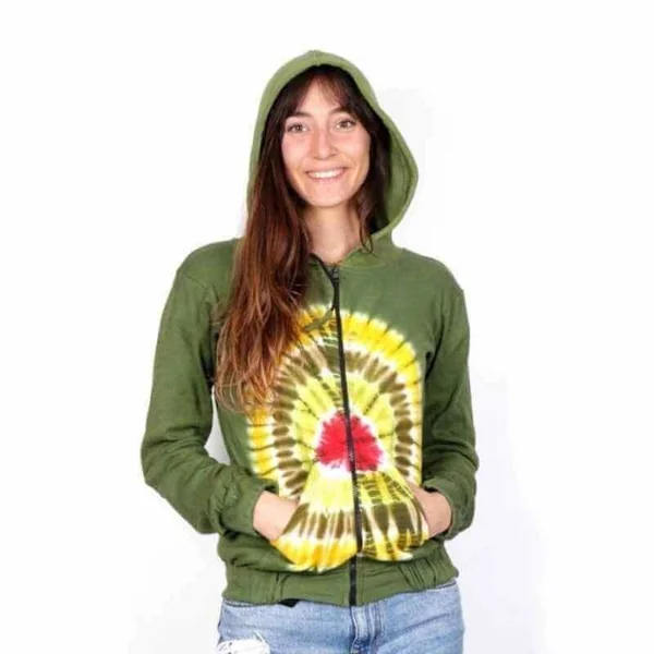 Chaqueta Remolino Tie Dye