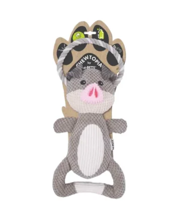 Chewtopia Peluche Cerdito para Perros — Juguete Resistente con Sonido