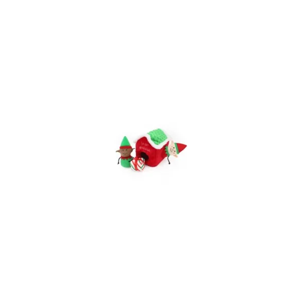 Chrismas Burrow Taller de Santa Klaus Zippy Paws