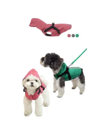 Chubasquero Impermeable Arnés y Gorro