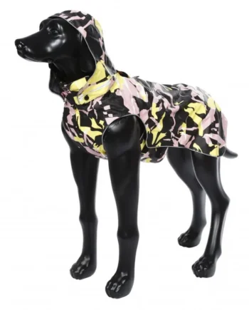 Chubasquero Stream Camo Coral/Amarillo - Rukka