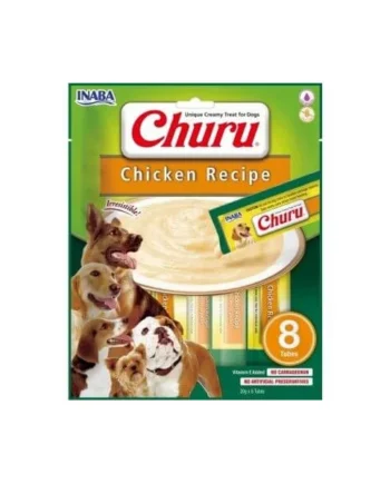 Churu 8P Receta de Pollo Puré para Perros
