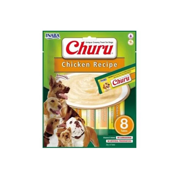 Churu 8P Receta de Pollo Puré para Perros
