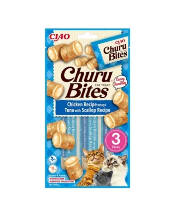 Churu Bites Receta De Atún con Vieira