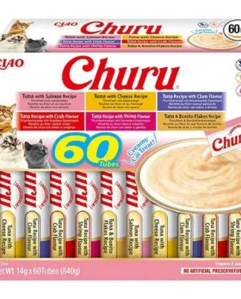 Churu Box 60 Tubos Variedades para Gatos