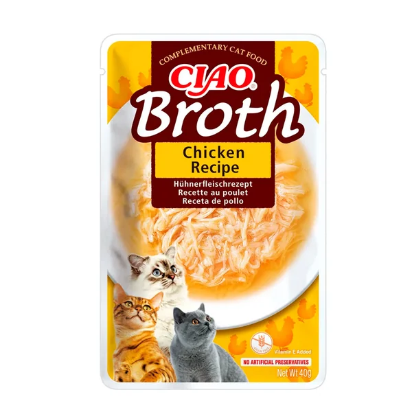 Churu Broth Sopa de Pollo en Sobre para Gatos