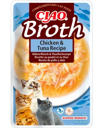 Churu Broth Sopa de Pollo y Atún en Sobre para Gatos