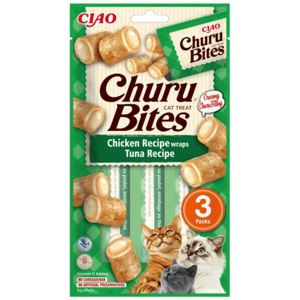Churu cat bites Atún bocaditos para gatos 3x10 g