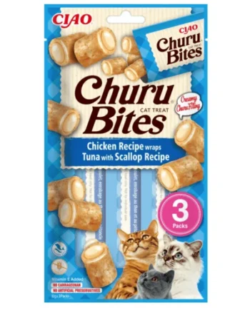 Churu cat bites ATÚN VIERA bocaditos para gatos 3x10 g
