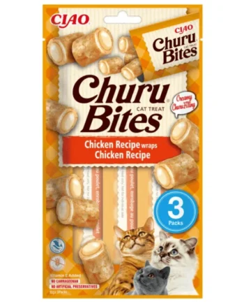 Churu cat bites POLLO bocaditos para gatos 3x10 g