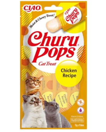 Churu cat POPS pollo snacks en barritas gatos 12x(4x15) g