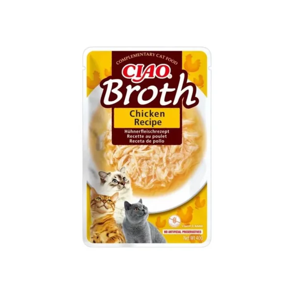 Churu CIAO Broth Pollo Caldo para Gatos