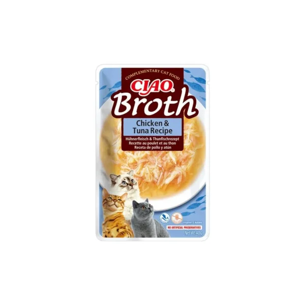 Churu CIAO Broth Pollo y Atún Caldo para Gatos