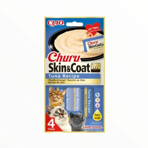 Churu Crema Skin & Coat Atún para Gatos