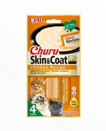 Churu Crema Skin & Coat Pollo para Gatos
